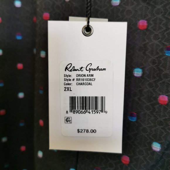 NWT Robert Graham Orion Arm Classic Fit Shirt - Picture 5 of 7